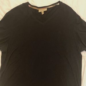 Burberry Jadforth V Neck Black T-shirt XXL